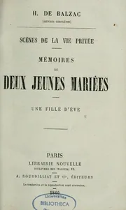 Mémoires de deux jeunes mariées