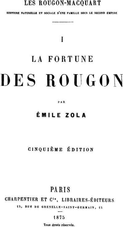The Fortune of the Rougons