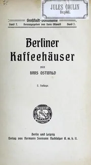 Berliner Kaffeehäuser