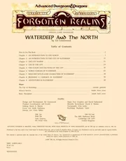 Waterdeep and the North