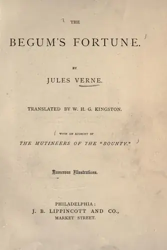 The Begum's Fortune