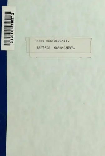 Okładka: Bracia Karamazow